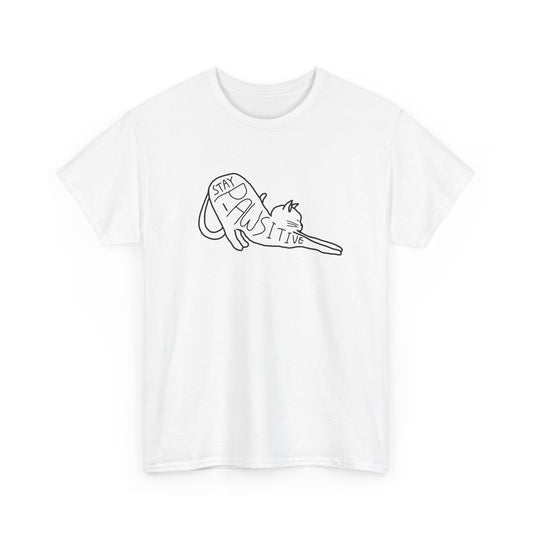 Stay Pawsitive Cat T-Shirt