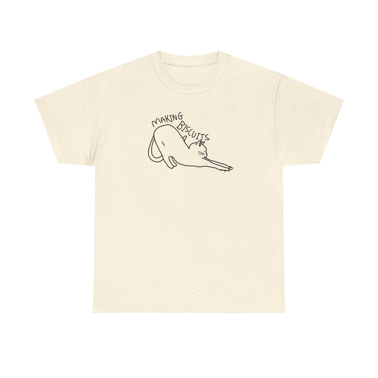 Making Biscuits Cat T-Shirt Unisex Heavy Cotton Tee
