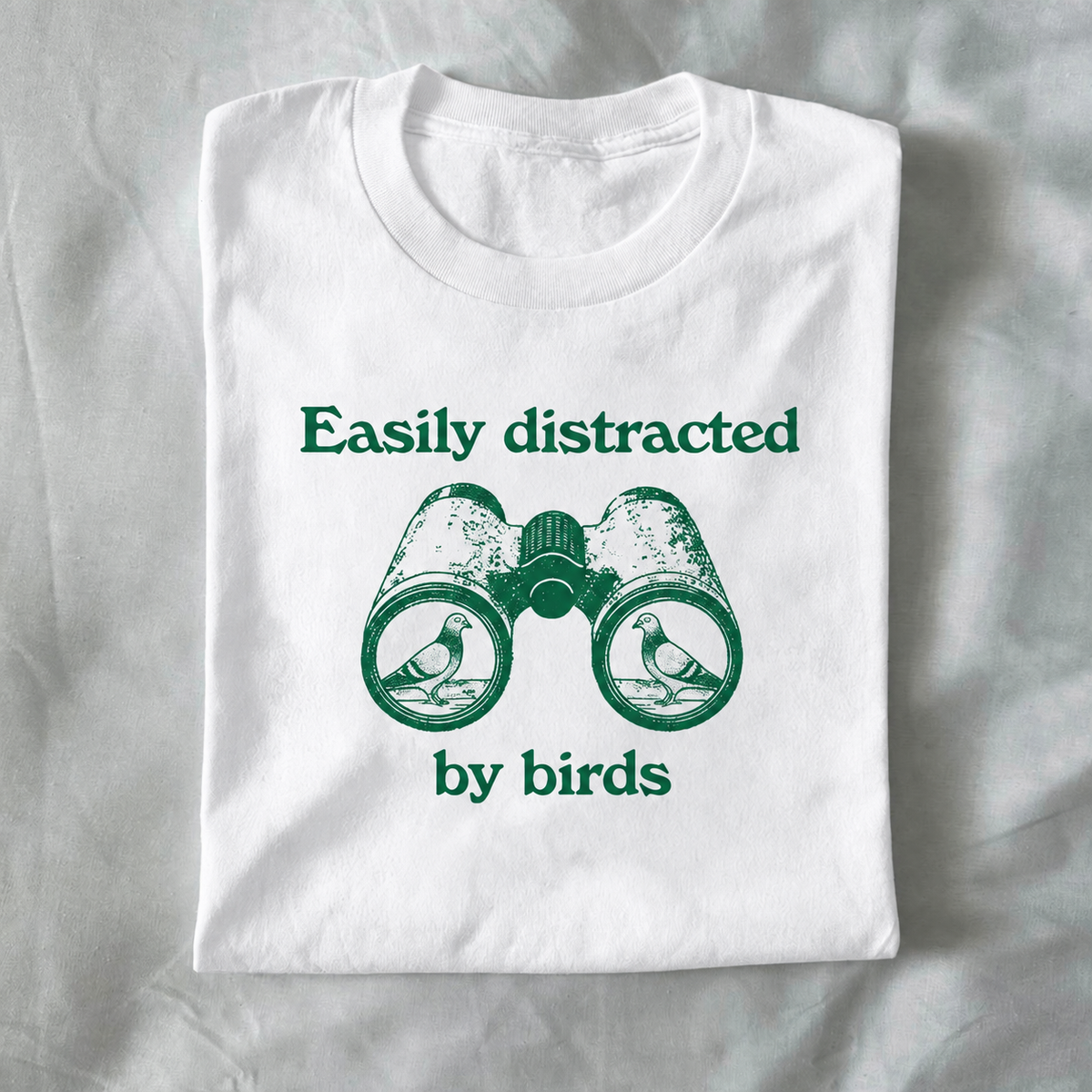 Easily distracted by birds