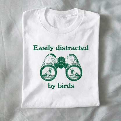 Easily distracted by birds