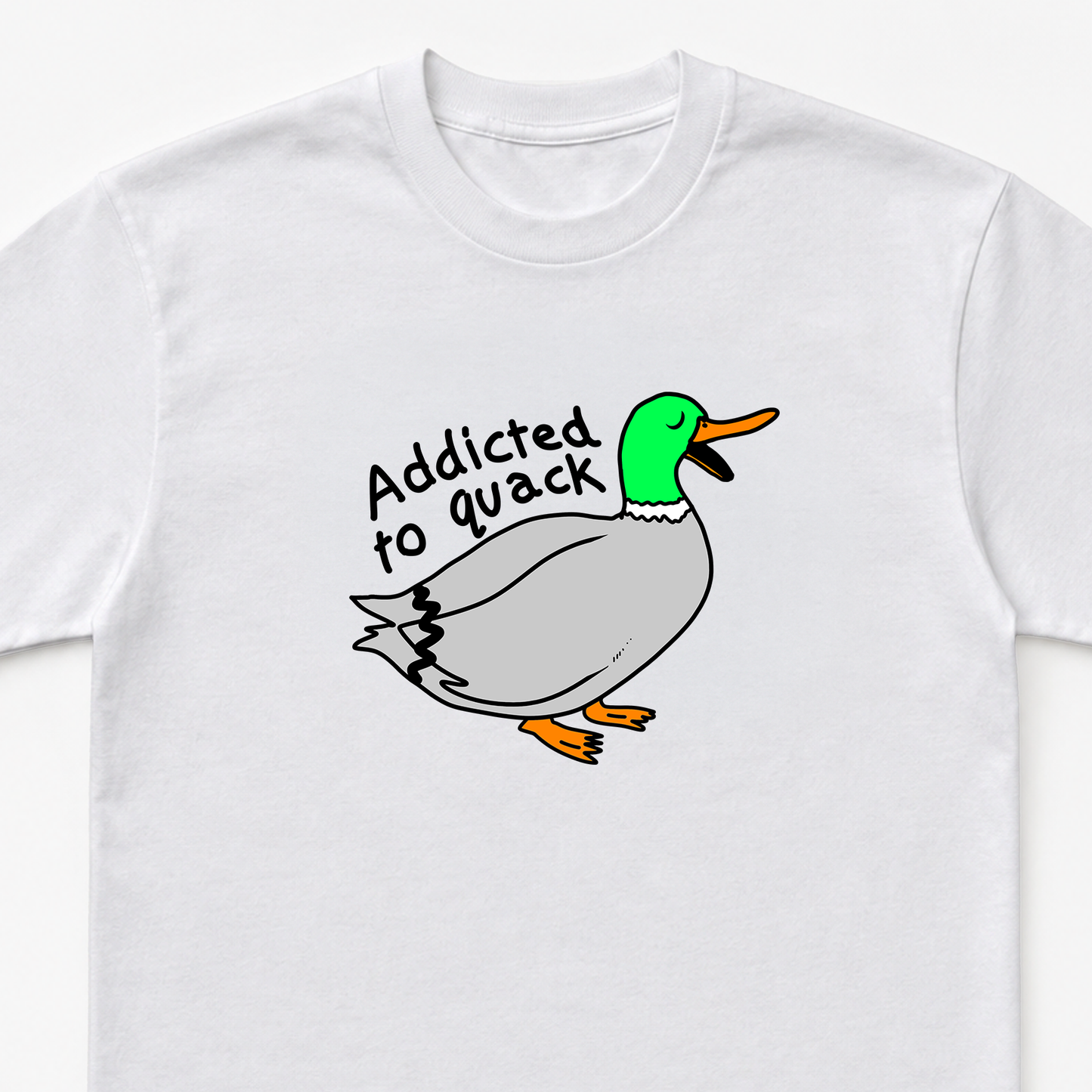 Addicted to quack Unisex Heavy Cotton Tee