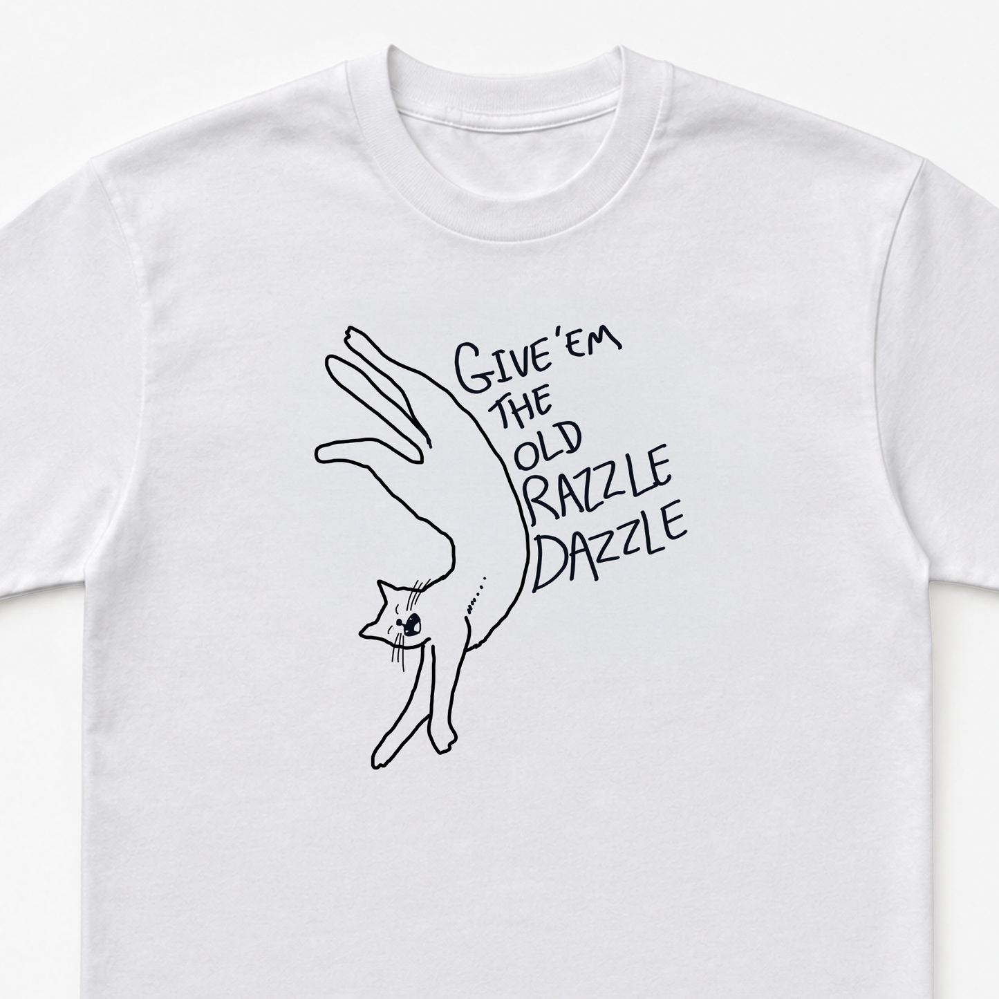Give em the old razzle dazzle Unisex Heavy Cotton Tee