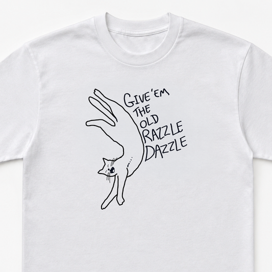 Give em the old razzle dazzle Unisex Heavy Cotton Tee