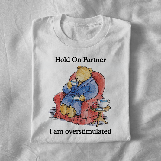 Hold On Partner I Am Overstimulated