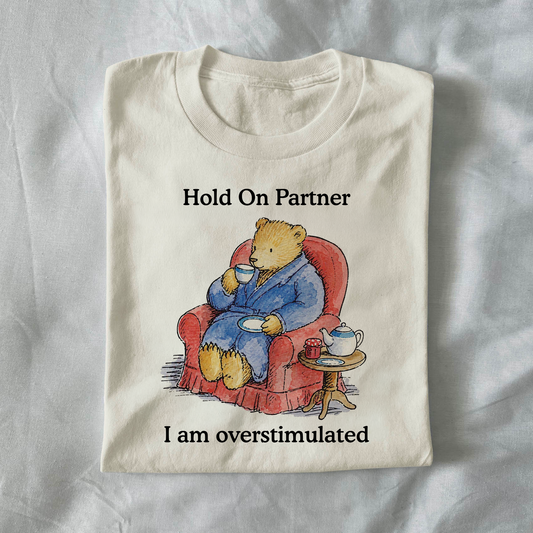 Hold On Partner I Am Overstimulated
