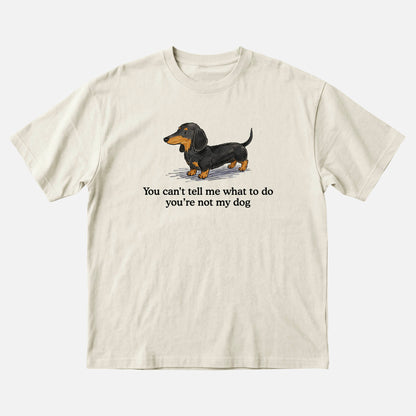 You cant tell em what to do your not my dog
